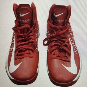 Vintage 2012 Men’s Nike Hyperdunk TB Mid Gym Red/Wht SZ 11 Authentic Hyperfuse